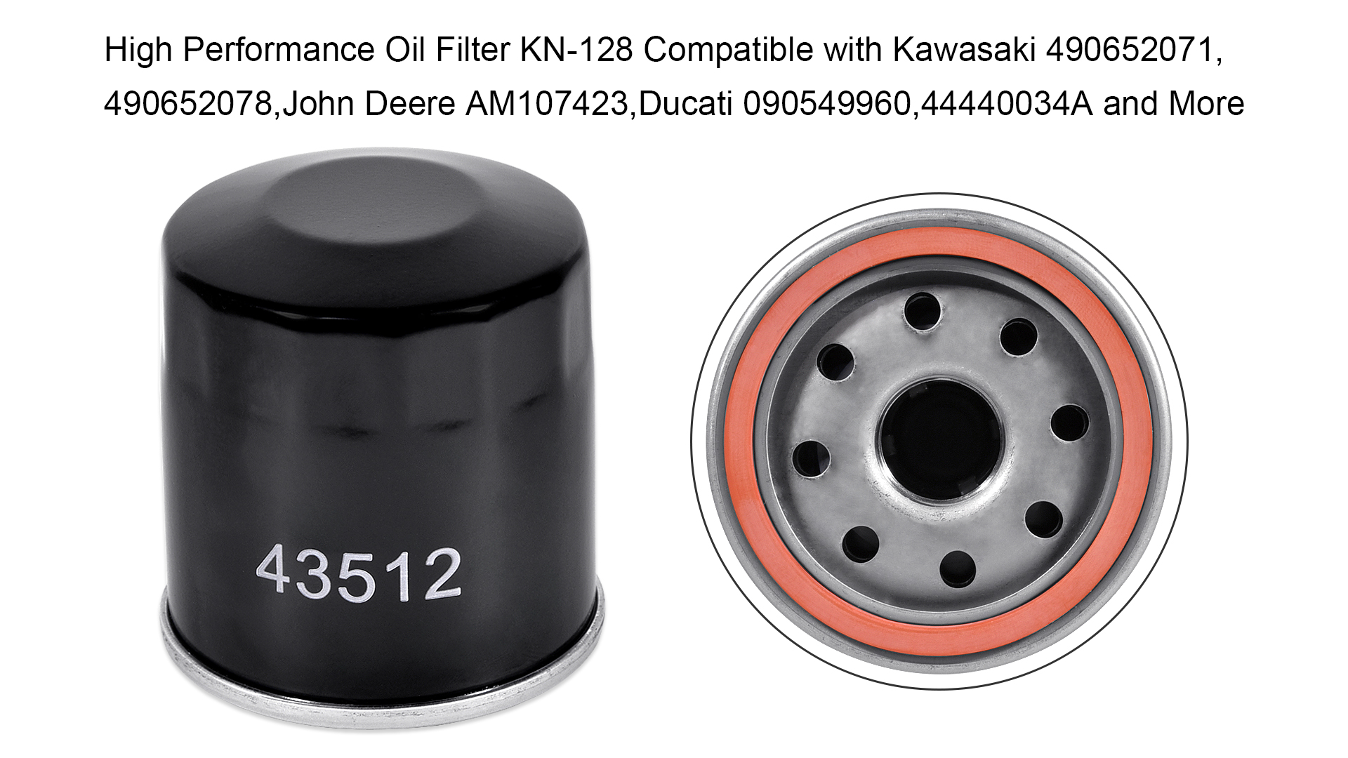 Amazon.com: HIFROM High Performance Oil Filter KN-128 Compatible