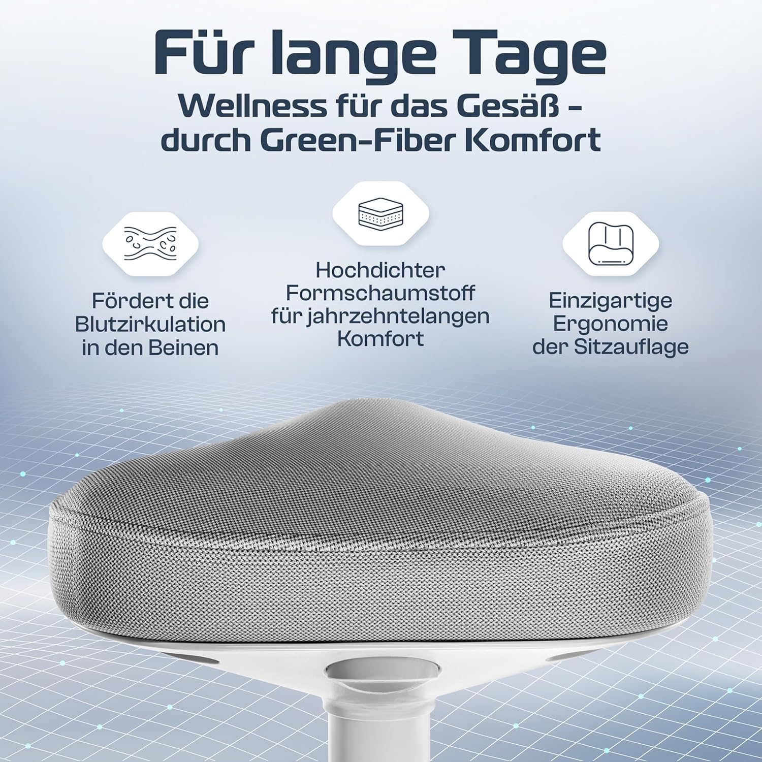 Nexus Ergonomic Office Stool - Height Adjustable Standing Aid