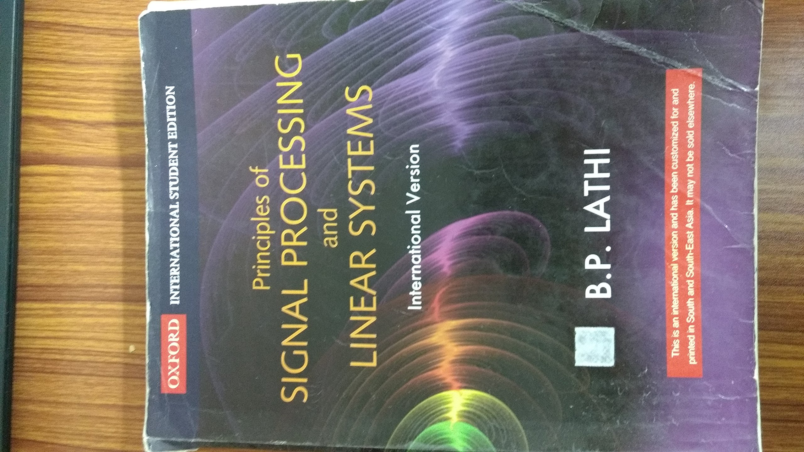 Principles of Signal Processing and Linear Systems