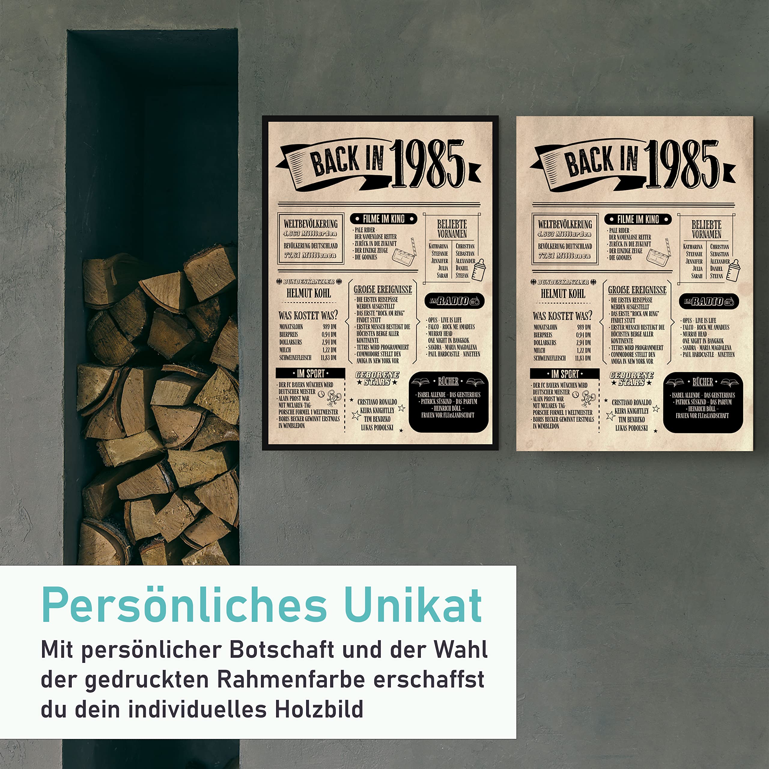 Original Zeitschrift Von 1985 - Garantiert 40 Jahre Alt | Personalisiertes Geschenk 40. Geburtstag | MOT 18/1985