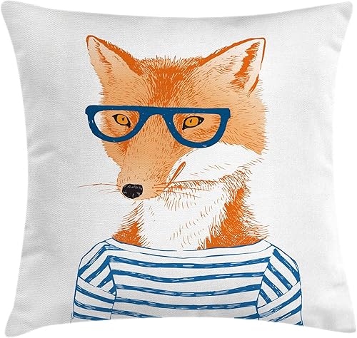 Miniatura 2 de Ambesonne Funda de cojín náutica, diseño de vela a rayas, olas marinas y barco, deportes acuáticos, yate marítimo, funda de almohada decorativa