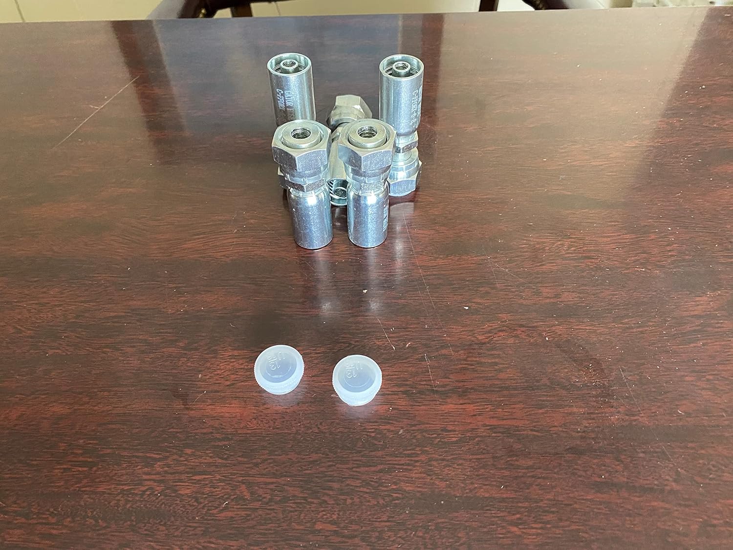 AFTERMARKET HYDRAULIC HOSE FITTINGS 3/8 HOSE with 1/2 flat face seal 06US68