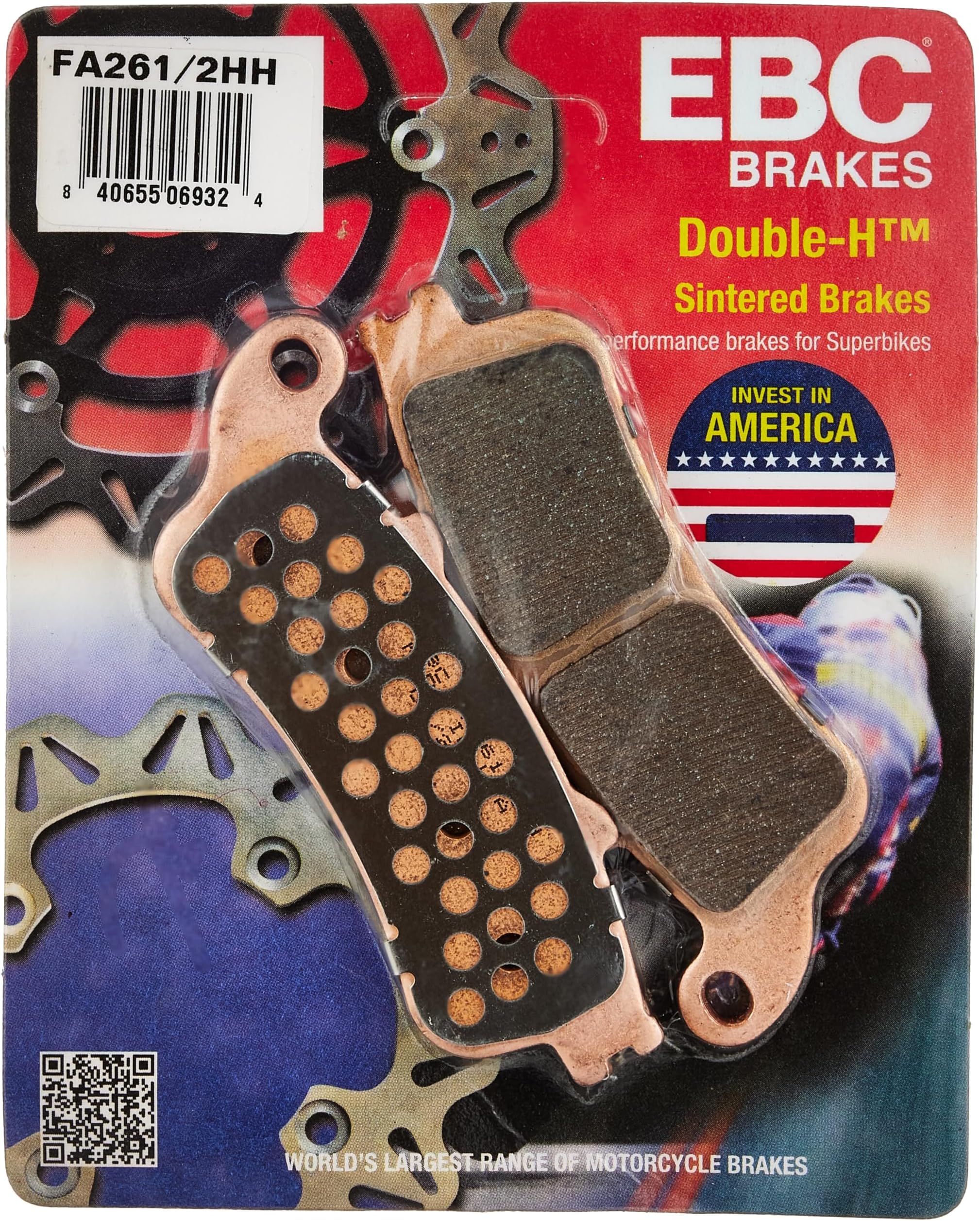 EBC Brakes FA261/2HH Disc Brake Pad Set