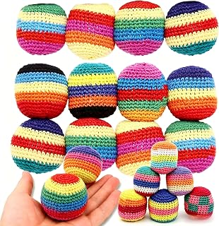 Hand-Made Knitted Footbag - Handmade Gifts