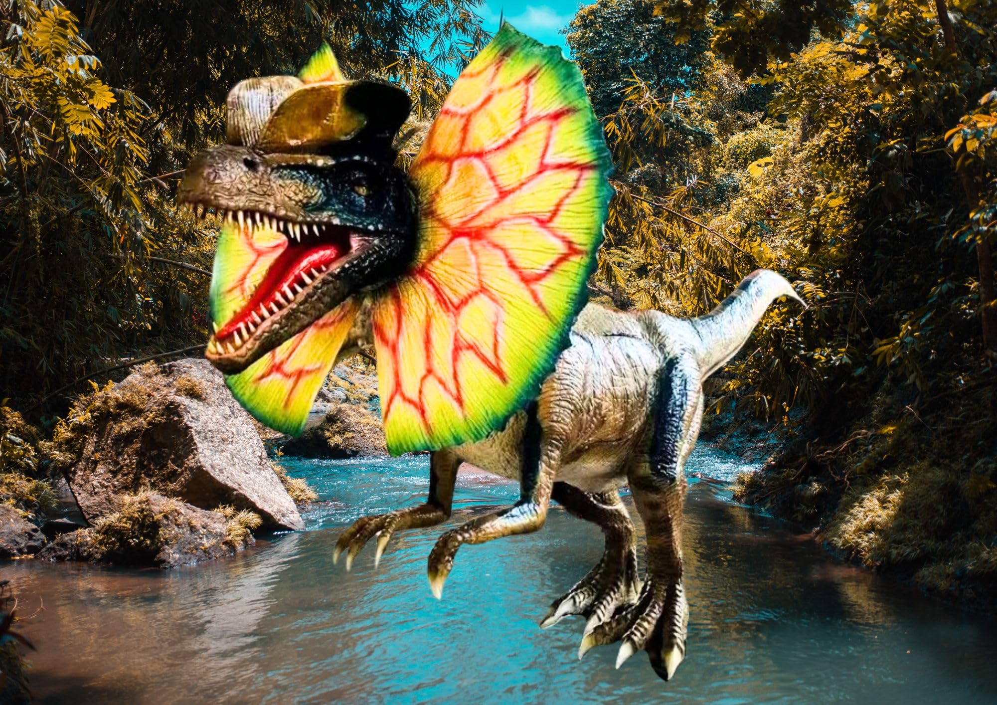 Amazon.co.jp: 動く!!吠える!!リアル!!,ディロフォサウルス,アニマ