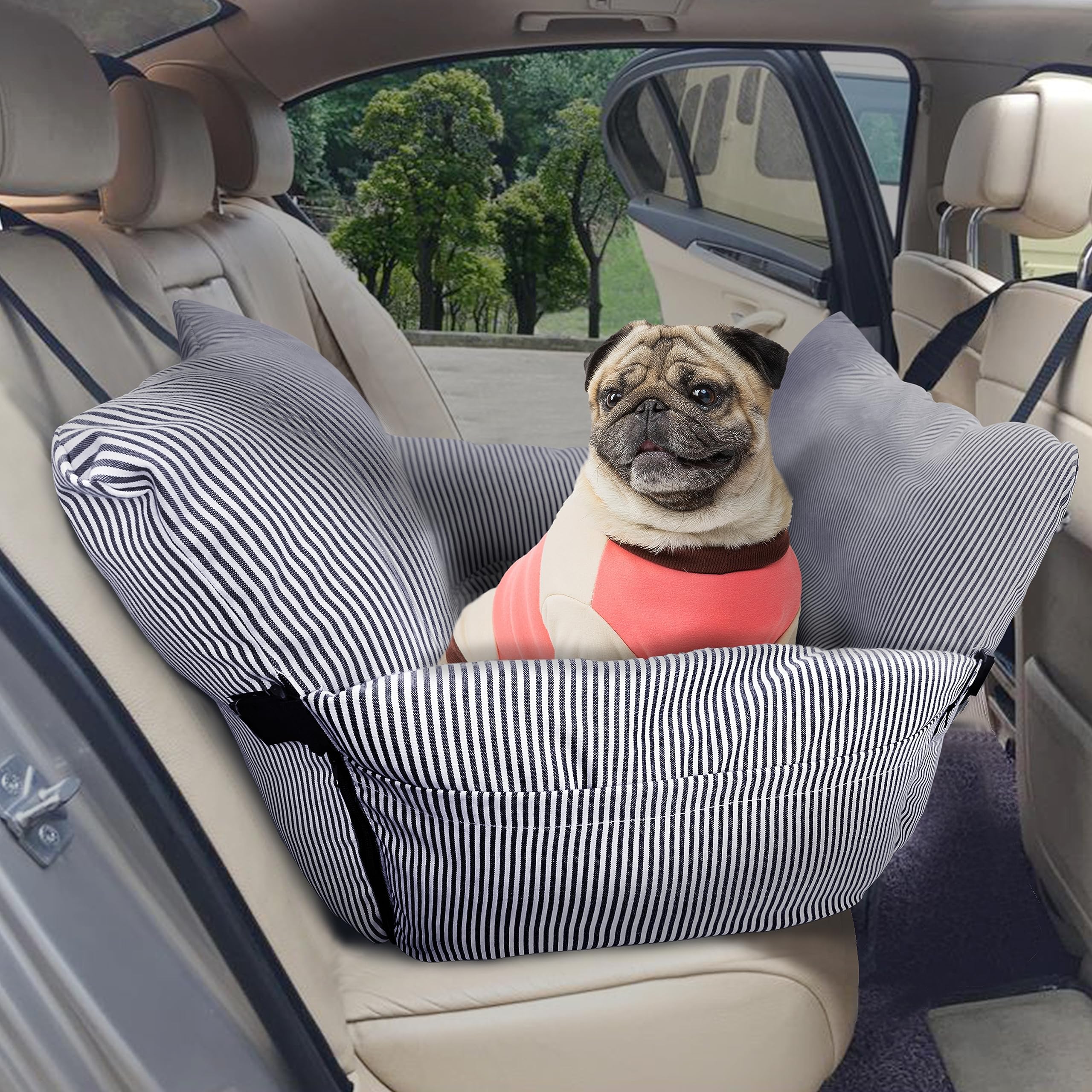 Johnear Dog Car Seat for Medium Dog under 55 lbs Pet