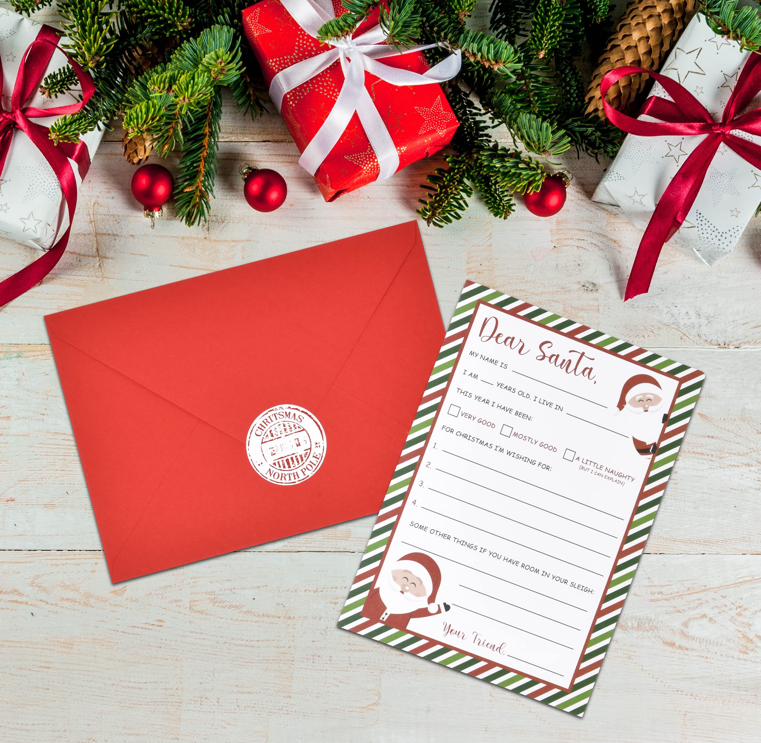 クリスマス WRITING  SANTA Amazon.com : Gift Boutique Christmas Official Letter To