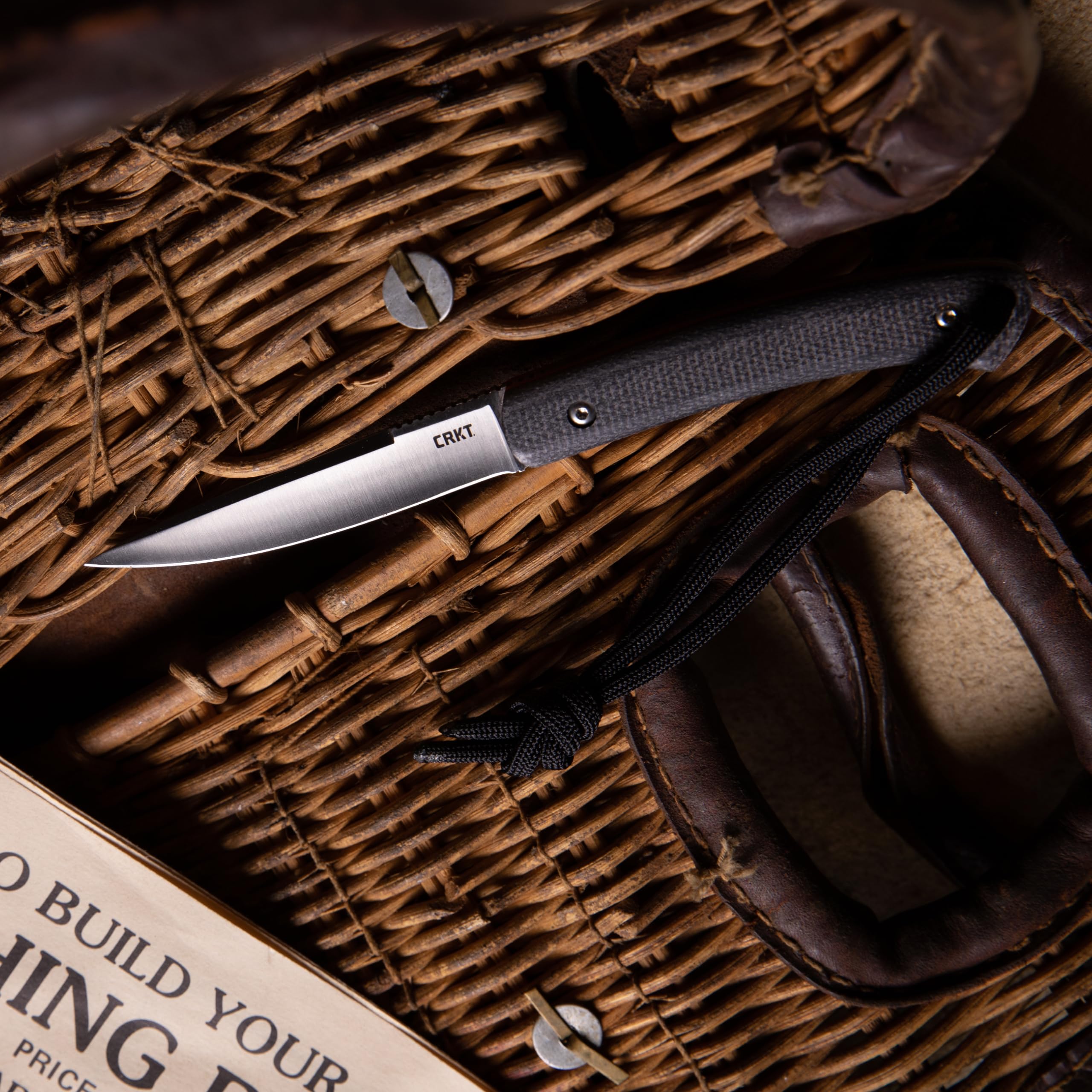 Amazon.com : CRKT Biwa Outdoor Survival Fixed Blade Knife with