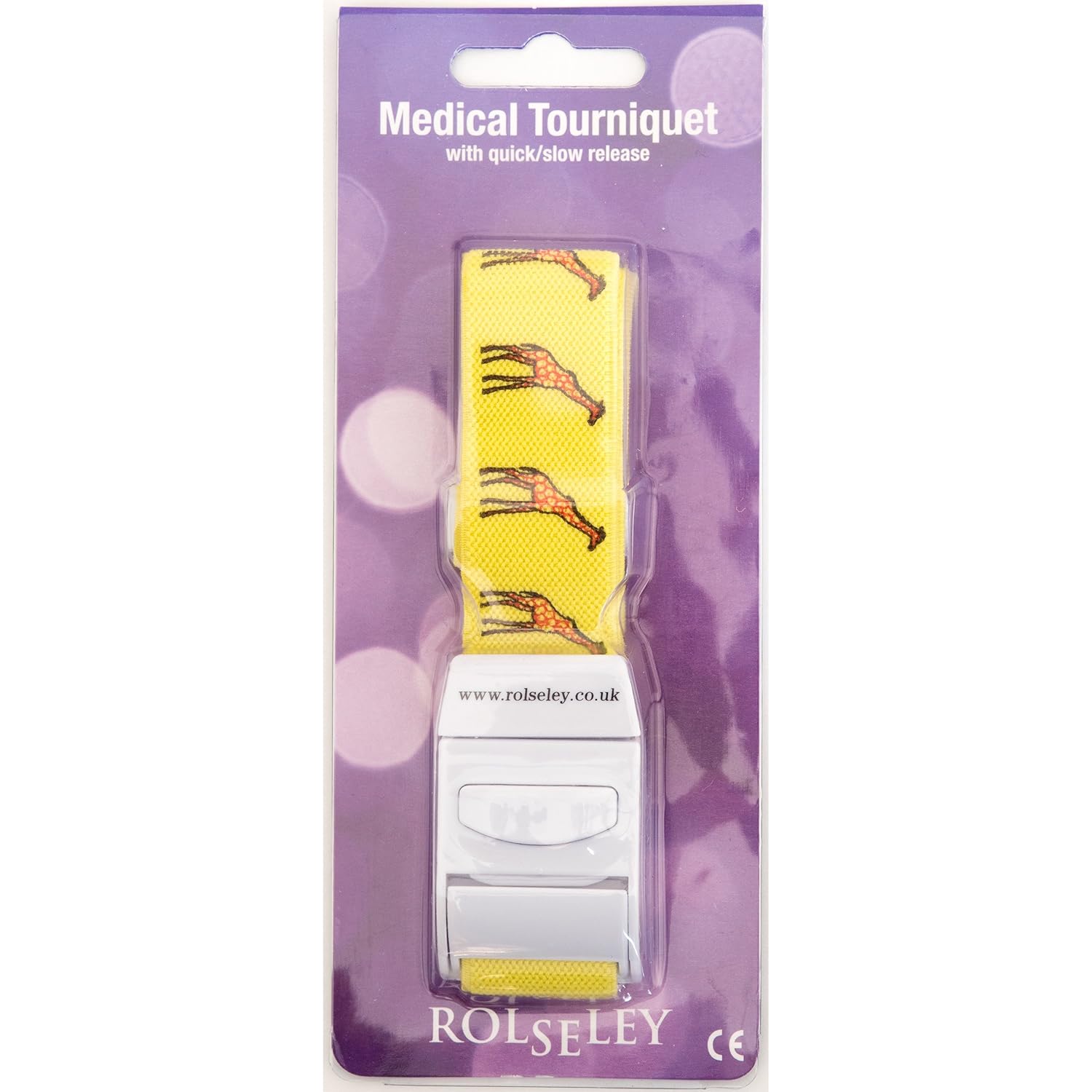 ROLSELEY Quality Medical Tourniquet with Quick Release Buckle and Latex