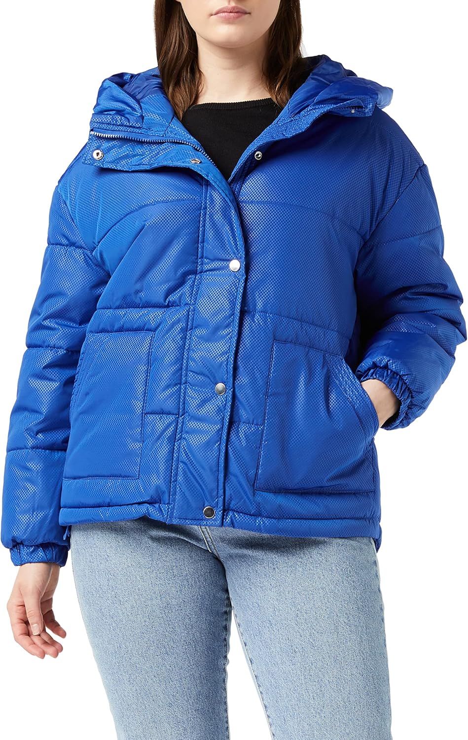 oversized hooded puffer jacket