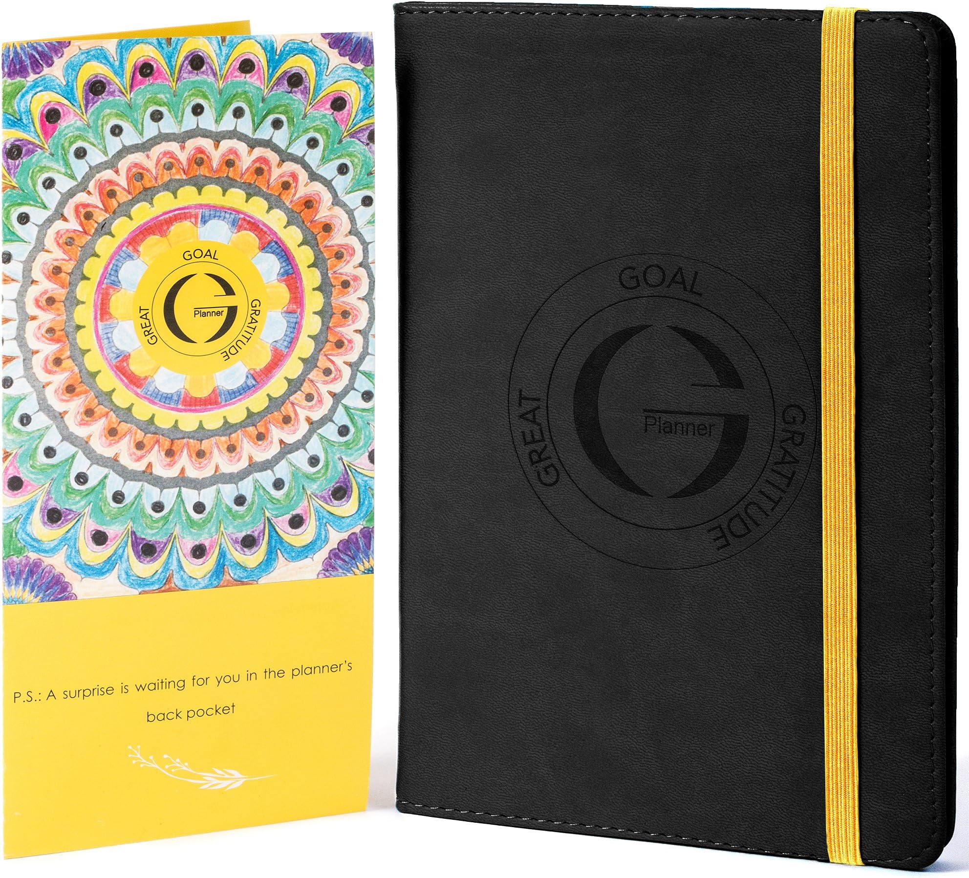 Daily Planner 2019 for Goal Setting | Weekly Planner 2019 for Productivity, Happiness, Passion | Undated Monthly Planner, Hardcover G Planner by Swedall