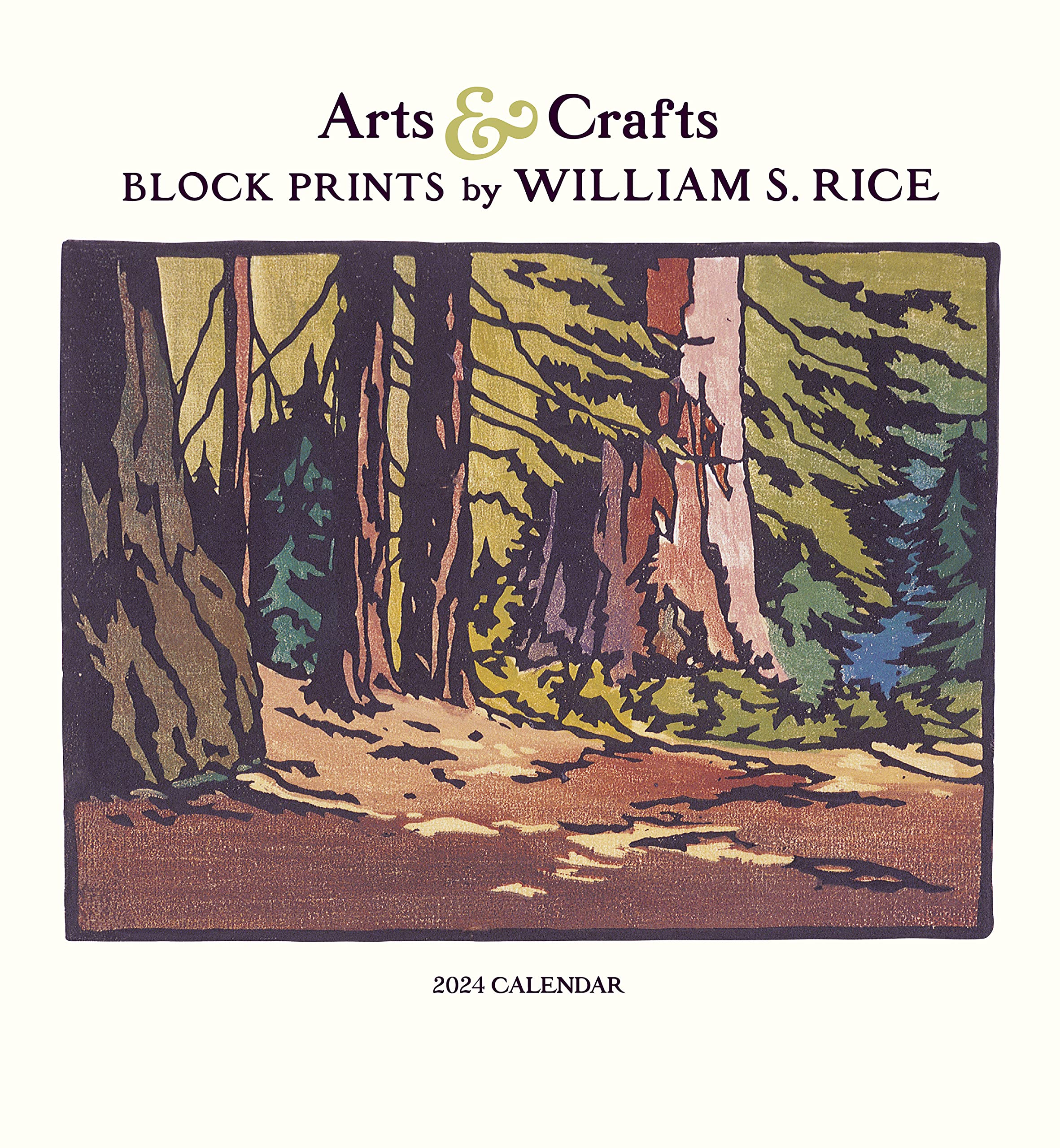 ARTS CRAFTS BLOCK PRINTS BY WILLIAM S RI