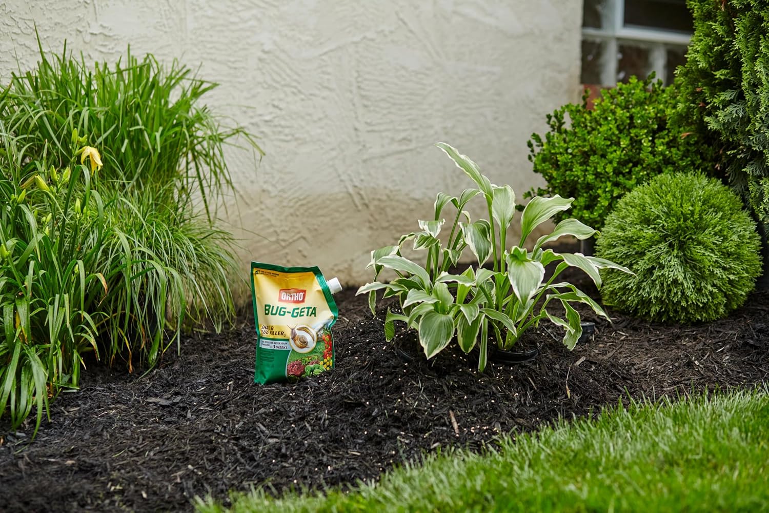 Ortho Bug-Geta Snail & Slug Killer2 - Slug Bait and Pest Control Stays Effective After Rain or Sprinkling For Up to 3 Weeks, 6 lb.