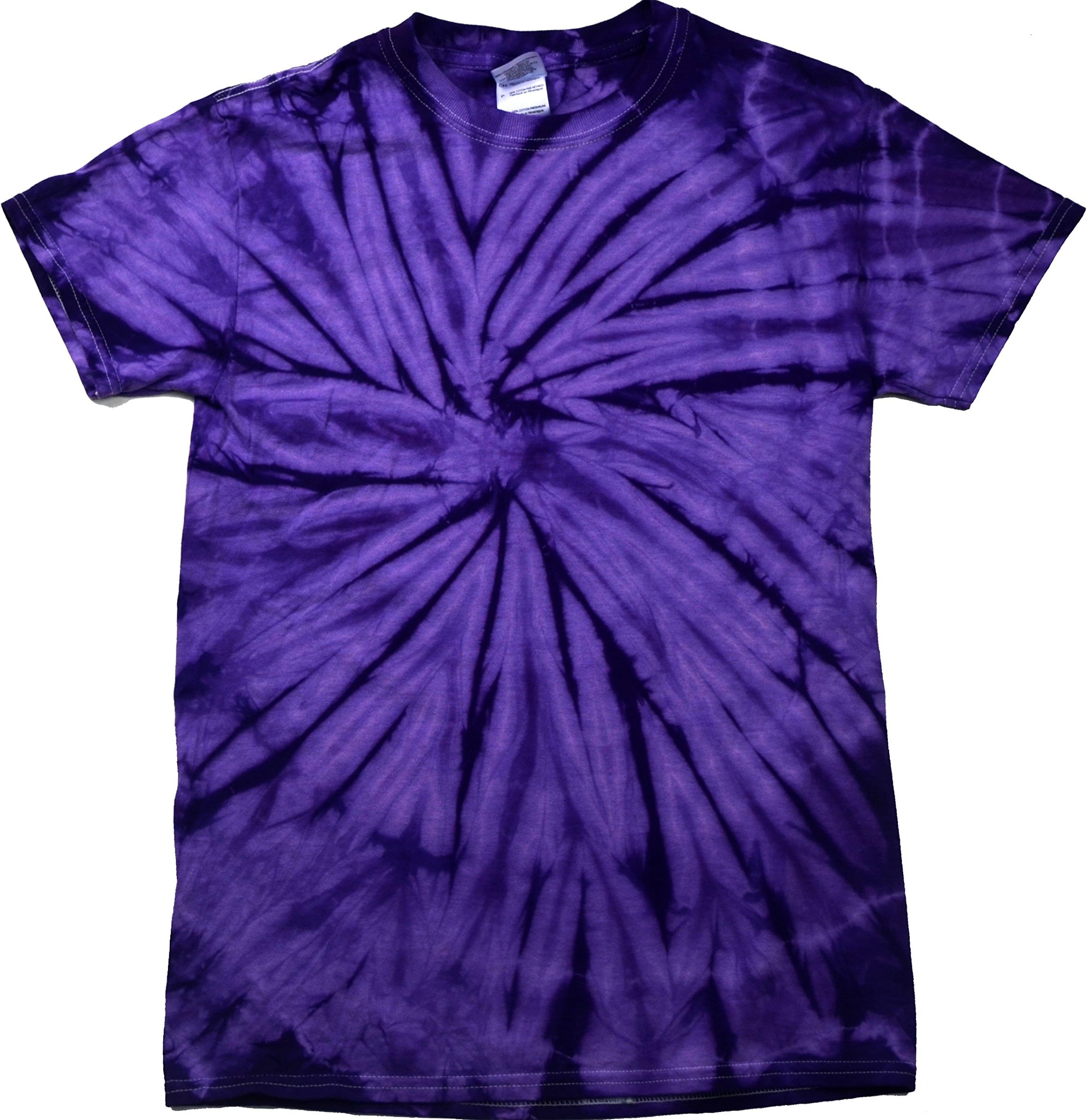 ColortoneSpider Tie Dye T-Shirts for Men and Women - Unisex Short Sleeve Tie-Dye T Shirts for Adults