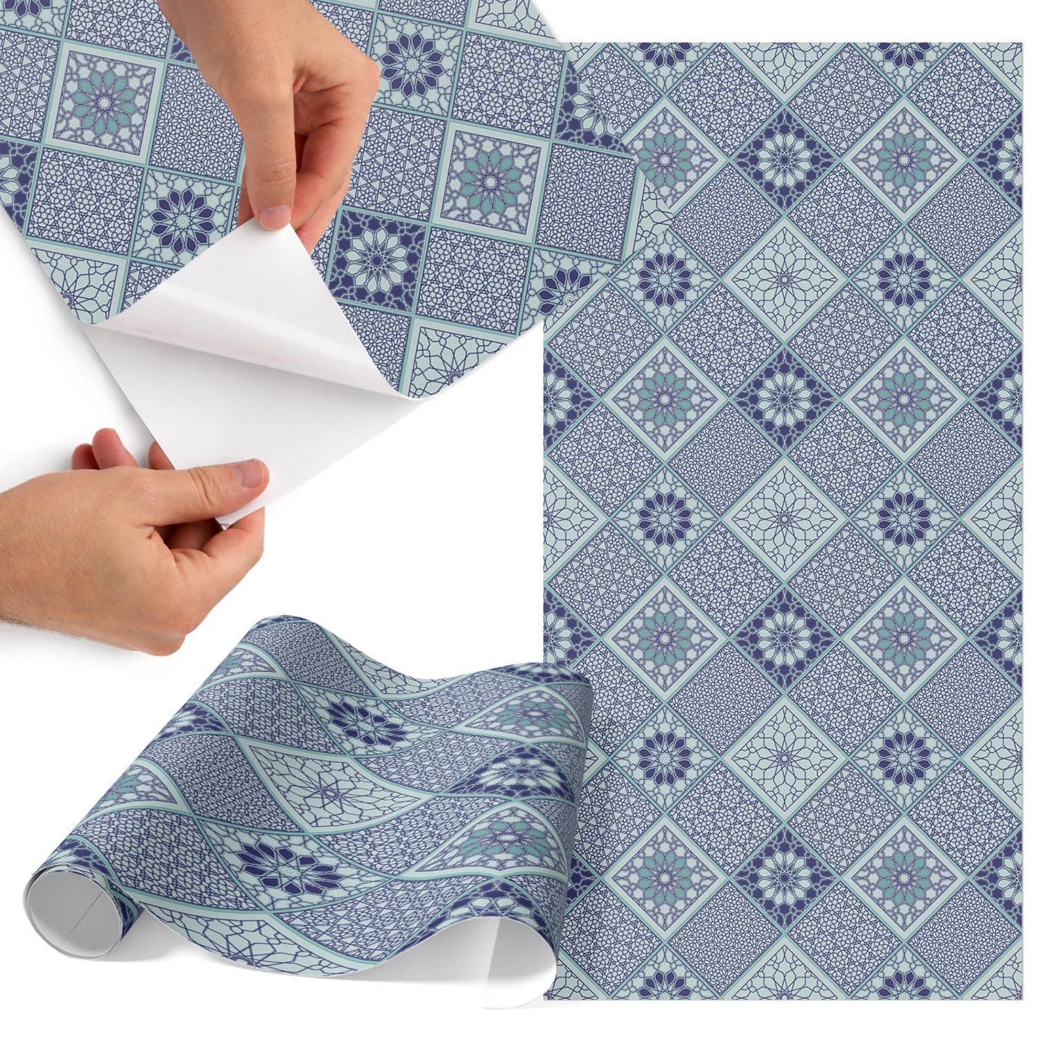 Papel pintado para frentes de cocina autoadhesivo mate lavable