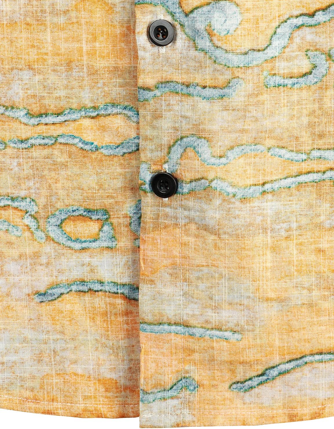 VATPAVE Mens Front Pocket Hawaiian Shirts Casual Floral Shirts Short Sleeve Button Down Beach Tropical Shirts - Image 2