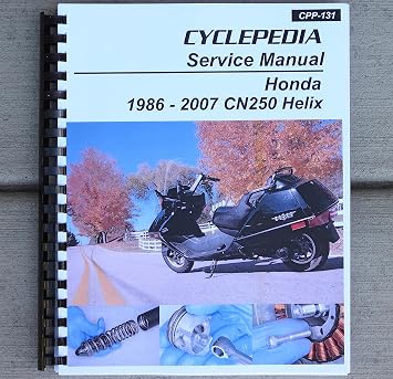i5motorcycle Service & Repair Manual for Honda Helix 250 Scooter 1986-2007