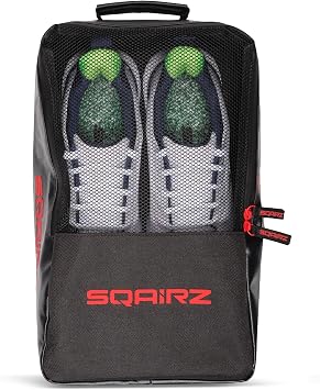 SQAIRZ Golf Shoe Bag, Cleat Bag, Great for all Shoes, Golf, Soccer, Softball, Baseball and Gym