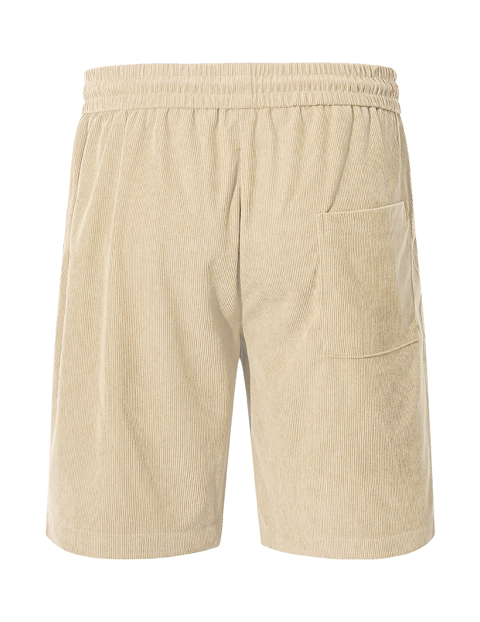TARAINYA Velluto a Coste Pantaloncini Uomo Cotone Coulisse Estivi Causal Pantaloni Corti Uomo con Tasche