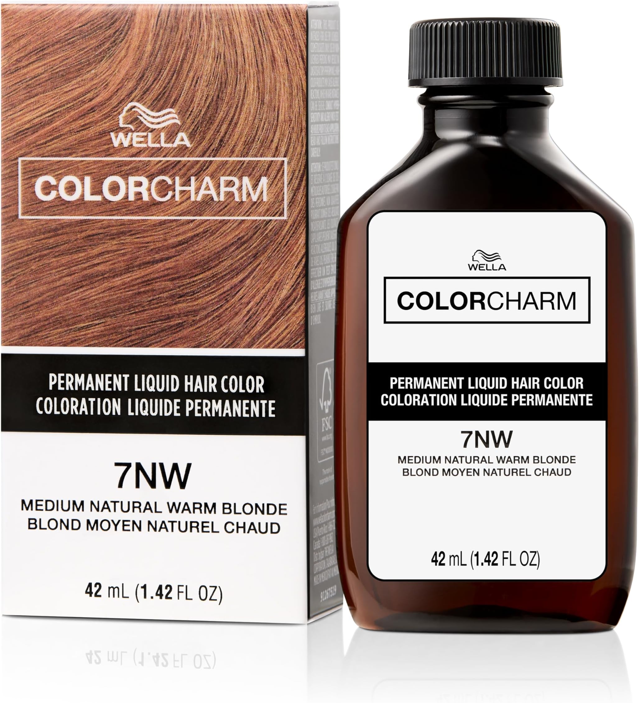 WELLA Color Charm Permanent Liquid Hair Color for Gray Coverage, Natural Blonde