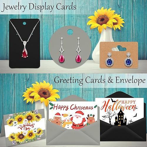 Miniatura 4 de 25 hojas de papel de cartulina gris de 8.5 x 11 pulgadas, papel grueso de 92 libras para álbumes de recortes, invitaciones, impresión y tarjetas de