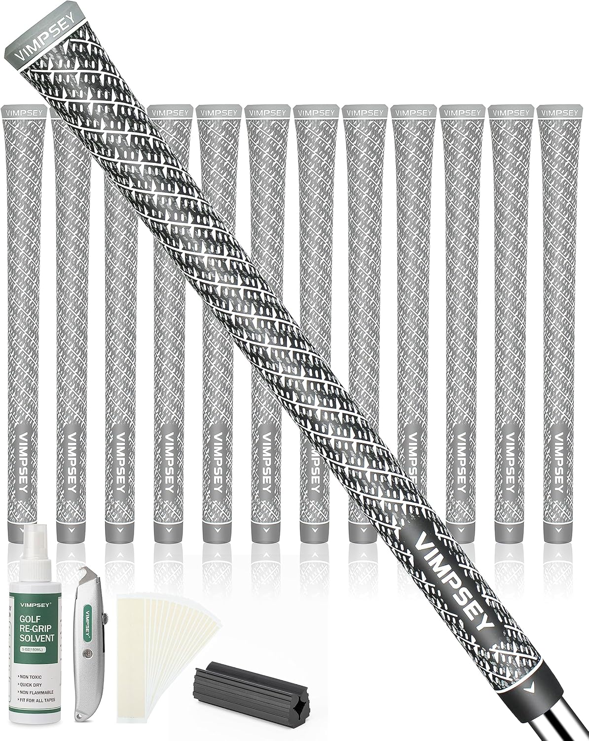 VIMPSEY Full Cord Golf Grips ,13 Grips Set or 13 Grips