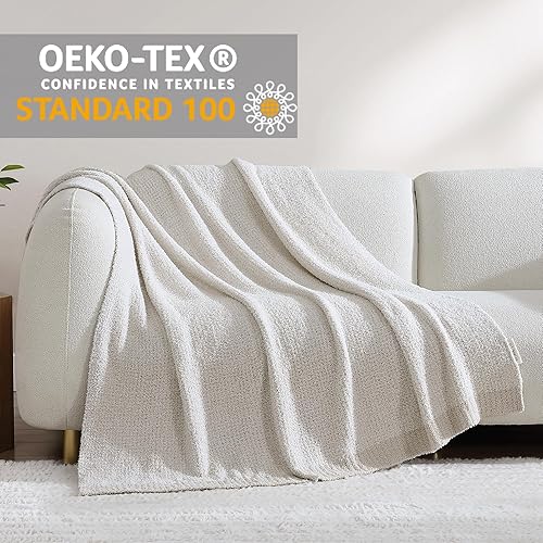 Miniatura 2 de Manta de punto para sofá, cama, sofá, manta suave y cálida de 350 GSM, acogedora manta de felpilla de otoño, ligera y transpirable (color gris topo,
