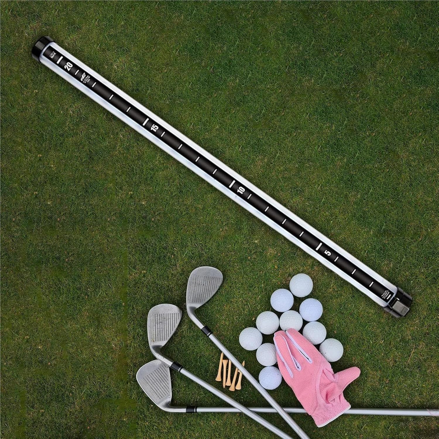 Golf Ball Retriever Grabber with Shag Tube - Outdoor Picker Tool