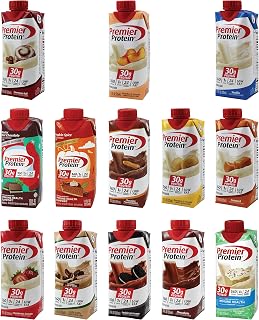 Protein Shake Assorted Variety Pack | 16 Pack of 8 Delicious Assorted Flavors |16 Pack |160 Calories, 24 Vitamins & Minerals, 30g-20g Protein | Niro Assortment