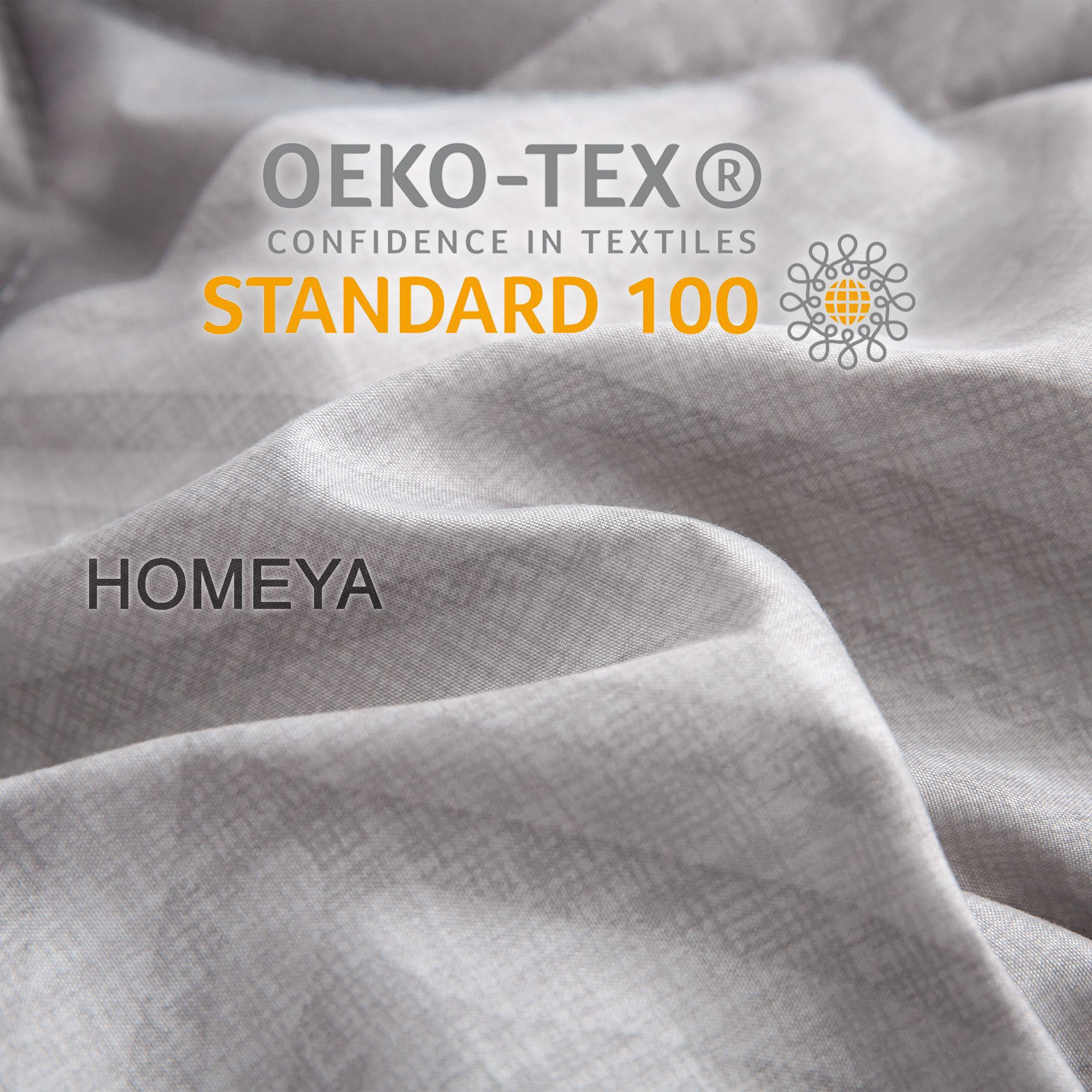HOMEYA - Edredón Estampado con Relleno de Fibra, Edredón Cama Matrimonio, 250 x 240cm, Tejido Suave y 100% Poliéster