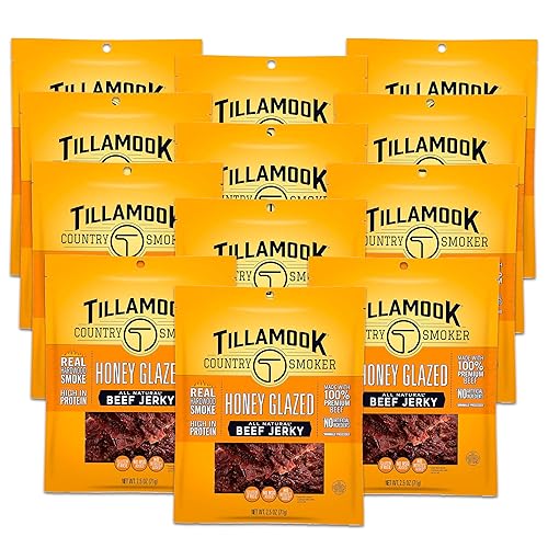 Vista 45 de Tillamook Country Smoker Tillamook Real Hardwood Smoked Old Fashioned Silver Dollar - charqui de carne de vacuno