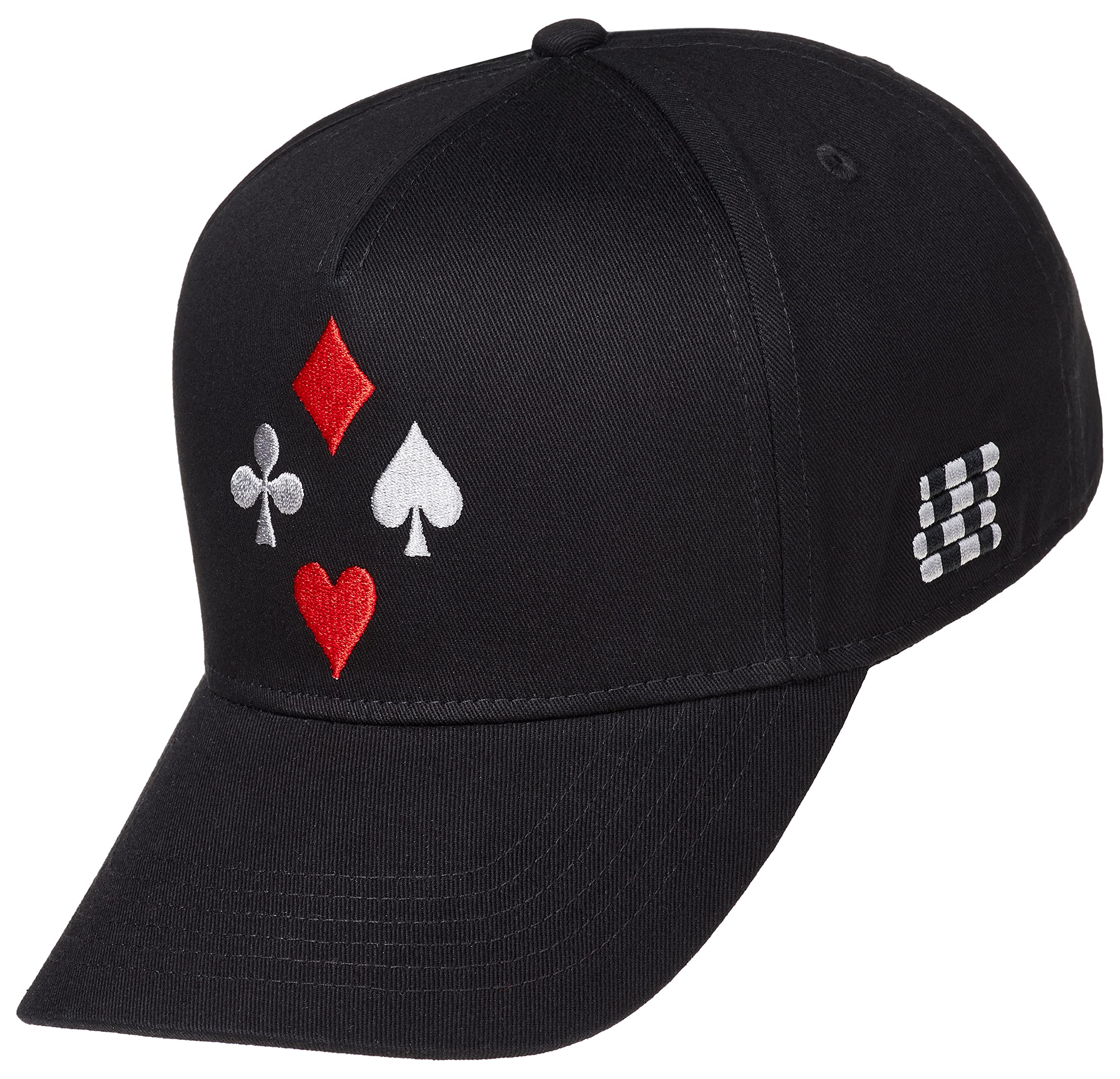 Cadency® Gorra de béisbol, color negro, unisex, talla ajustable, Negro , Talla única