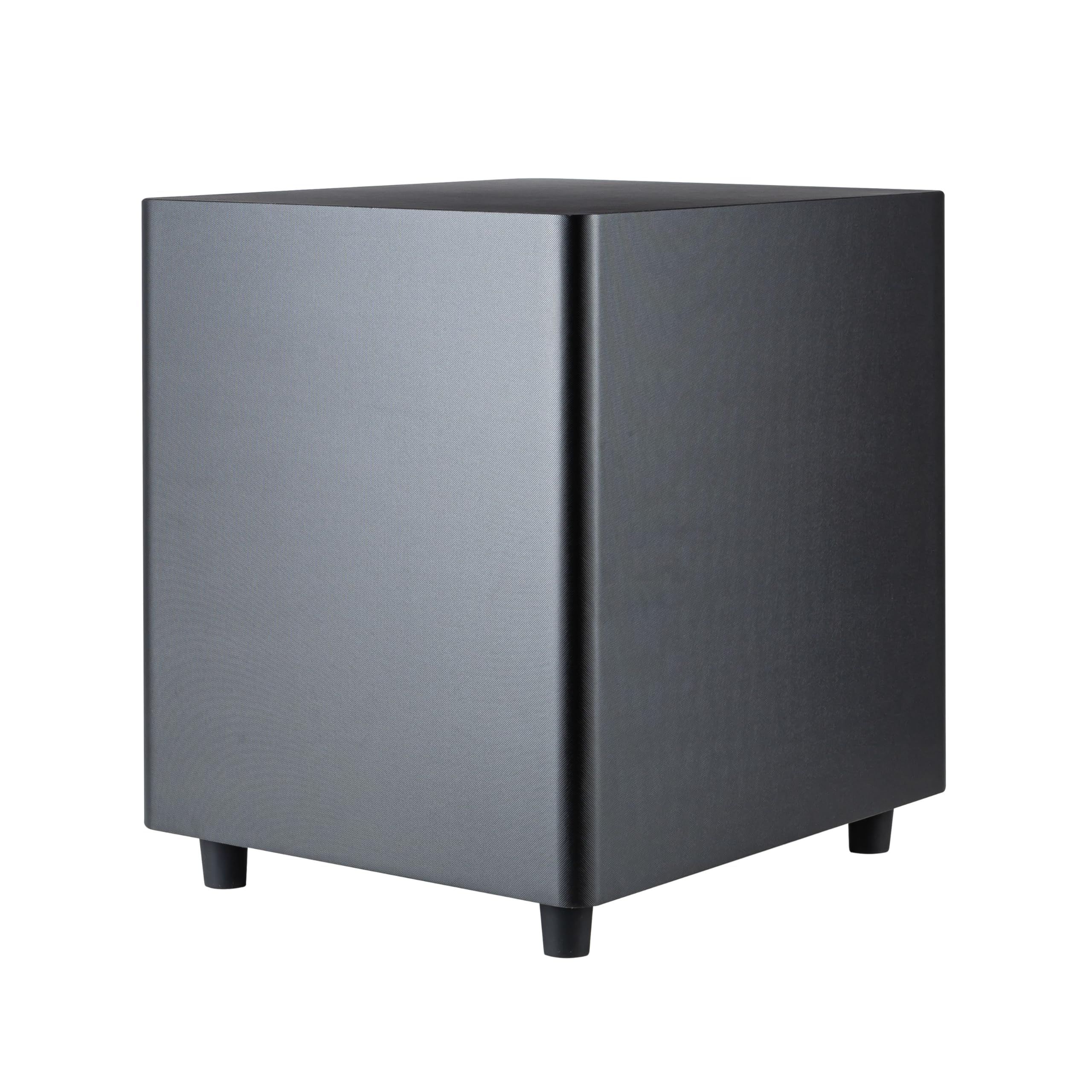 Fame Aktiver 200W Subwoofer, 10" Tieftöner, Heimstudio, Mixing, DJ-Setup, Frequenzbereich 30-200Hz, Flexible Trennfrequenz, XLR//TRS Eingänge, downfired, magnetisch geschirmt