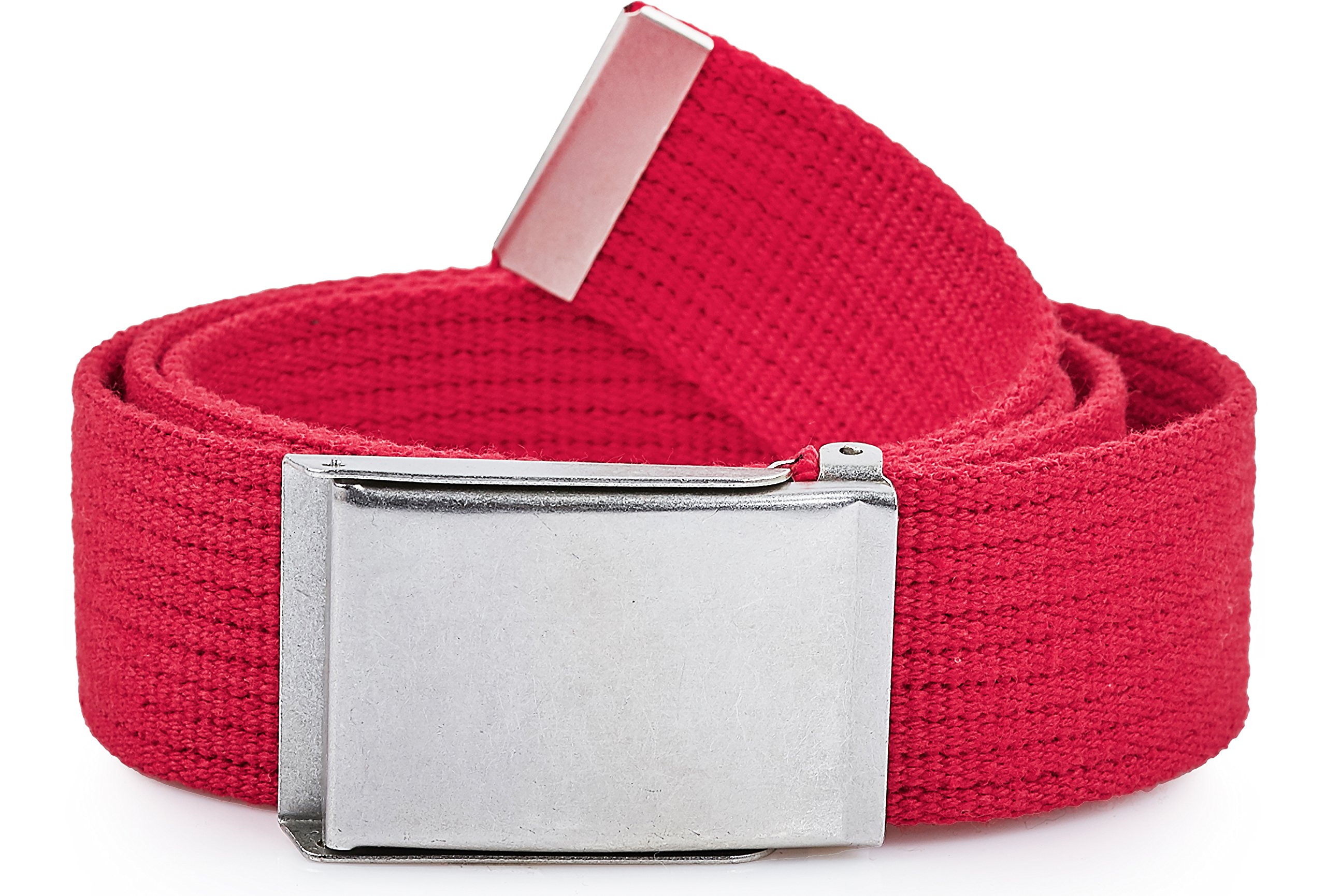 Ladeheid Gürtel Herren Verstellbarer Stoffgürtel aus Baumwolle Gürtel ohne Löcher für Männer Geeignet für Arbeit, Reisen oder Männergeschenke 120 cm x 4 cm P10