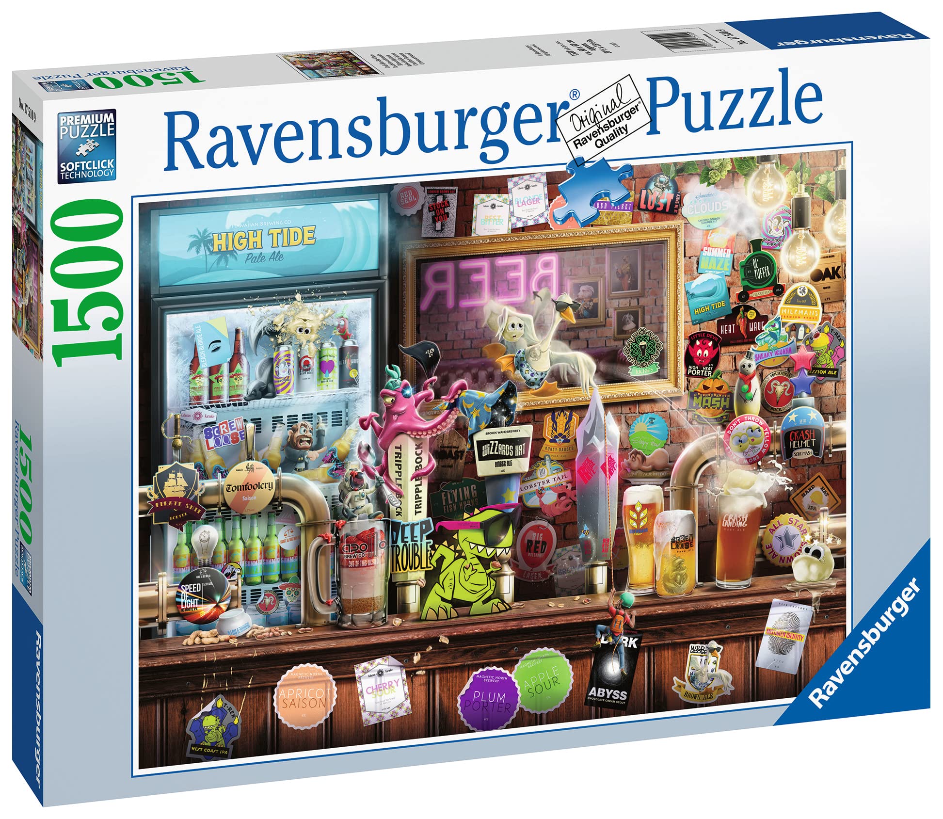 Ravensburger - Puzzle 1500 Pezzi 99 Biciclette E Altro​ | Puzzle Per Adulti E Tutta La Famiglie | Dimensione Di 80x60 Cm | Regalo Adulti | Regali Natale