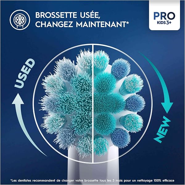 Oral-B Pro Kids Spider-Man Marvel Children's Electric Toothbrush, Round Toothbrush for Small Mouths and Soft for Sensitive Gu - 5