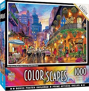 Masterpieces 1000 Piece Jigsaw Puzzle for Adults, Family, Or Kids - New Orleans Style - 19.25
