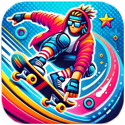 Sky Skater Rush: Endless Roller Adventure
