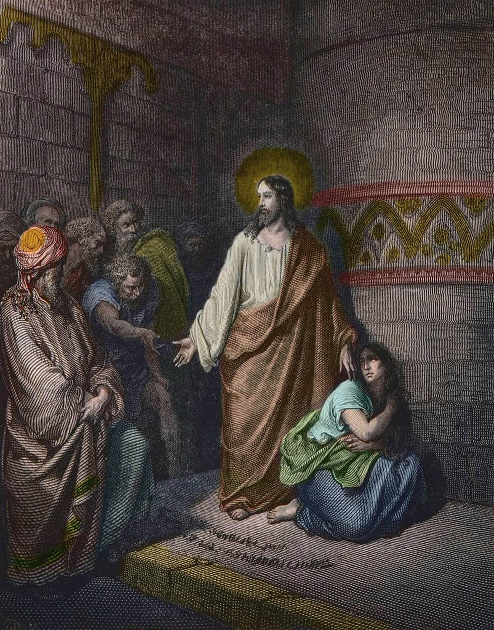 Graffiti Art Mural Le Christ Gustave Dore Tableaux Deco Chambre 60x90cm
