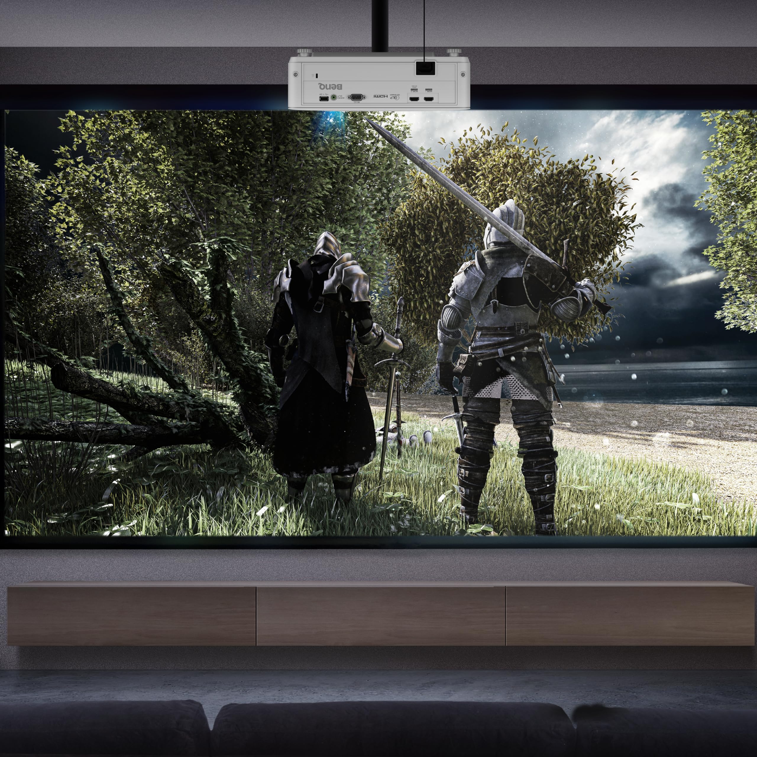BenQ TK700ST 4K HDR 3000 Lumen Kurzdistanz-Film- und Gaming-Beamer mit 4 ms Reaktionszeit | 240 Hz Bildwiederholfrequenz | HDR10 & HLG | ARC/eARC-Unterstützung | 2D-Keystone-Korrektur | Bildrotation