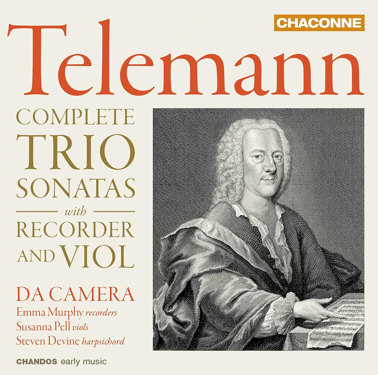Georg Philipp Telemann: Complete Trio Sonatas with Recorder and Violin ...