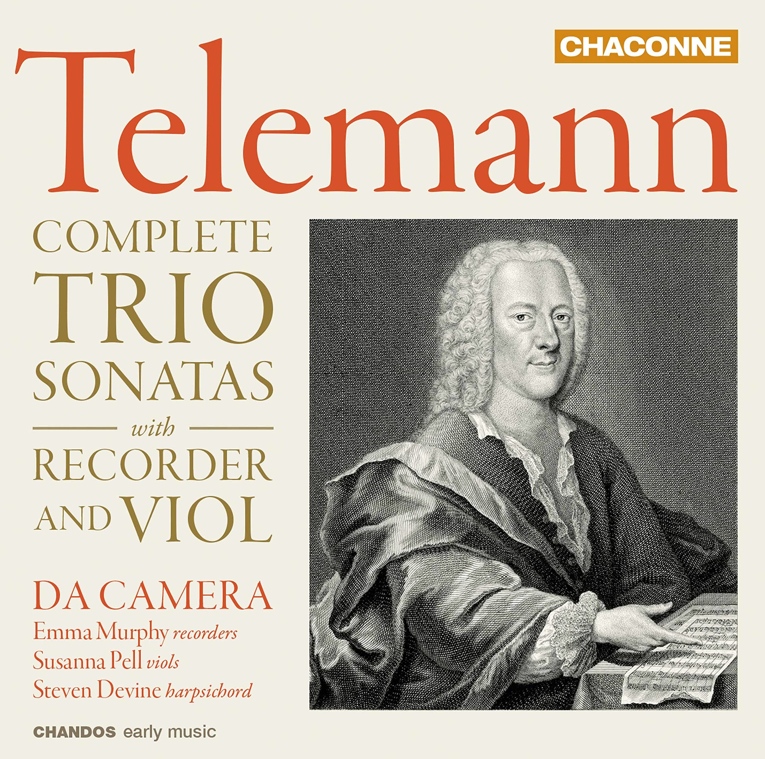 Georg Philipp Telemann: Complete Trio Sonatas with Recorder and Violin