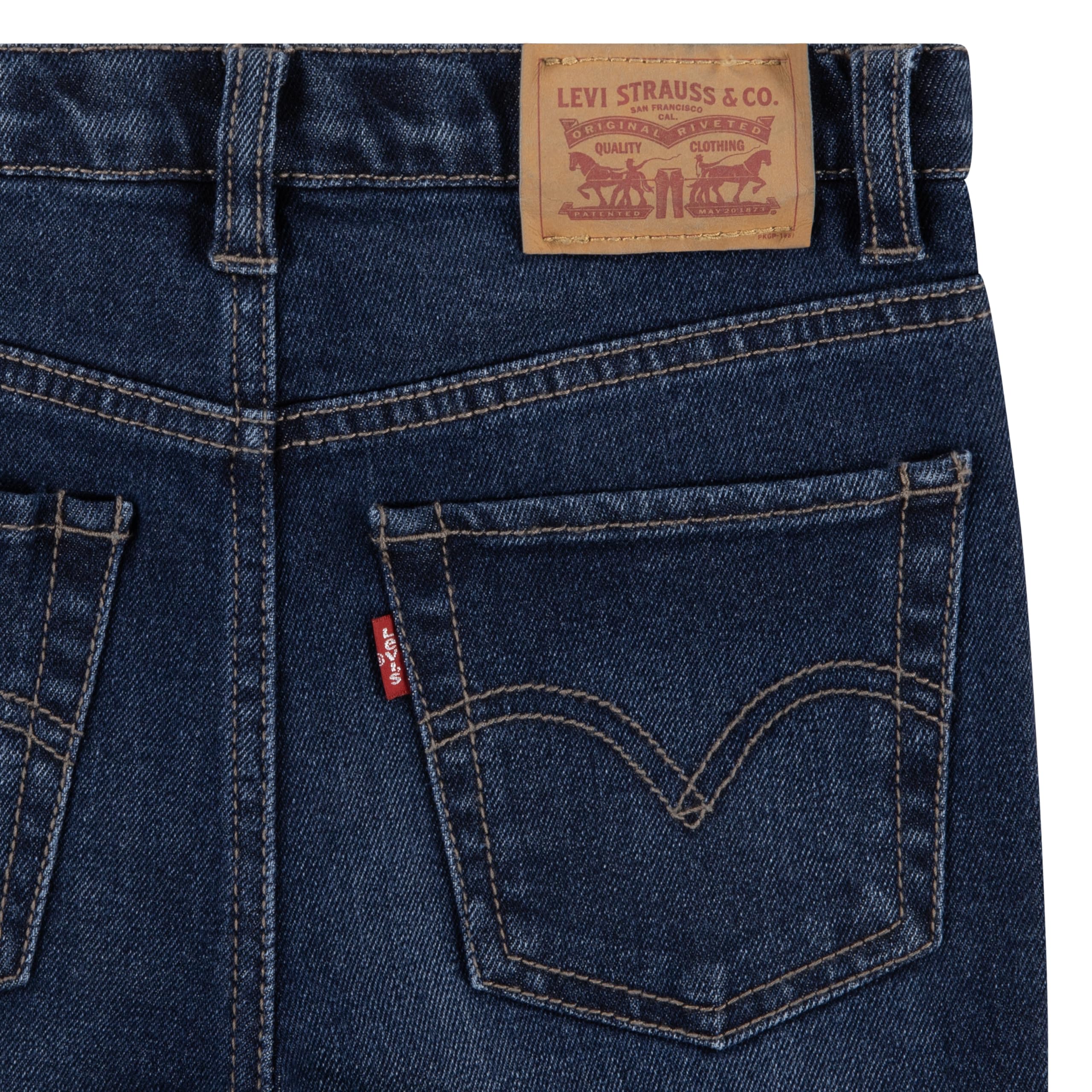 Levi's 726 Jeans Acampanados de Talle Alto Pantalones Informales Bebé-Niñas