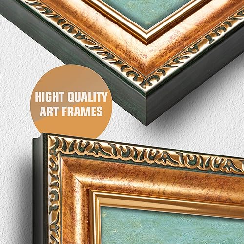 Miniatura 264 de A&T ARTWORK The Starry Night de Vincent Van Gogh. Tamaño del marco: 36 x 30 pulgadas, tamaño de la imagen: 30 x 24 pulgadas, reproducciones clásicas