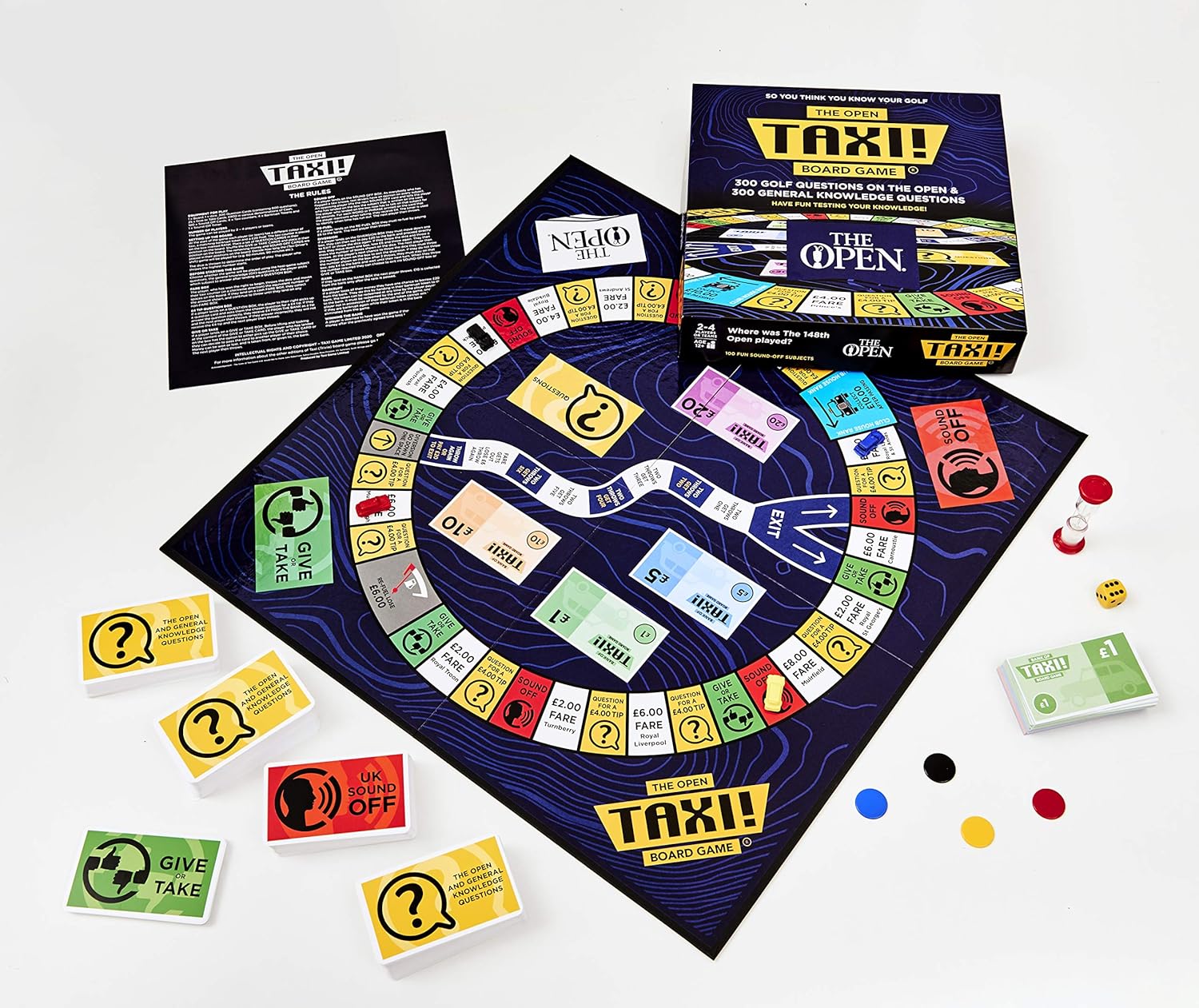 Demacia The Open Edition, Taxi Board Game for 2-10 Players, Age 8+