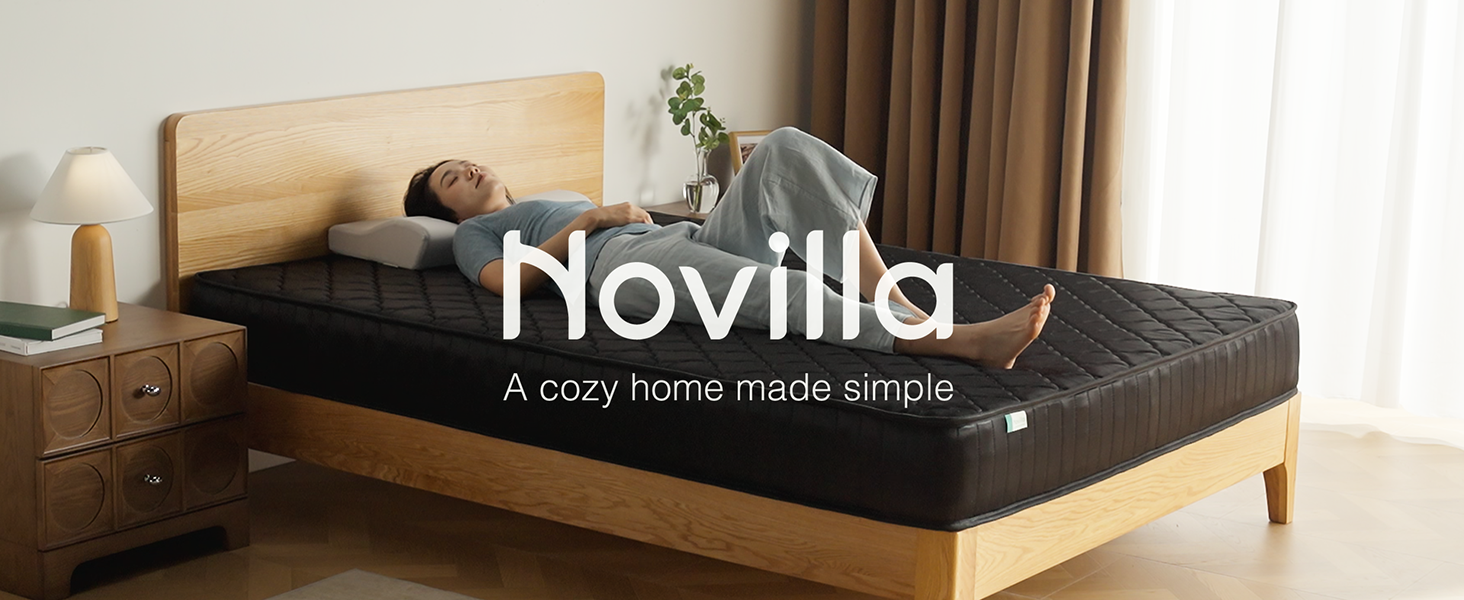 Amazon｜Novilla マットレス クイーン 厚さ20cm 硬め 硬さ180N 32D高