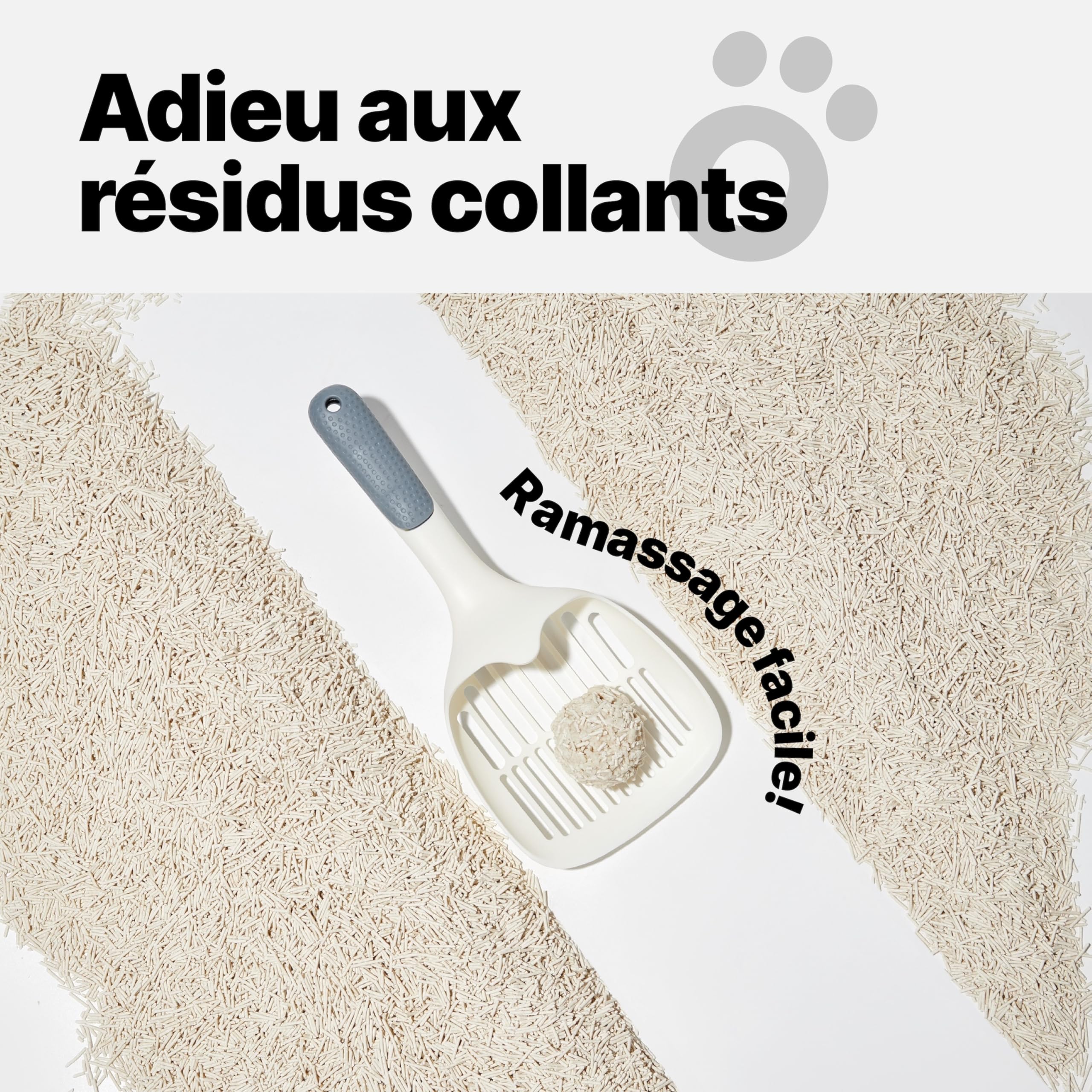 Litière pour Chat au Tofu 10,8 kg - Agglomérante Végétale aux Fibres de Pois, 99% sans Poussière, Contrôle Optimal des Odeurs, Jetable dans Les Toilettes, sans Parfum