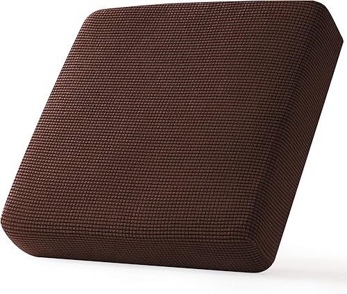 Vista 123 de CHUN YI - Funda elástica de cojín para sofá biplaza, funda de asiento de sofá con tela jacquard de elastano (mediana, color verde azulado) Verde