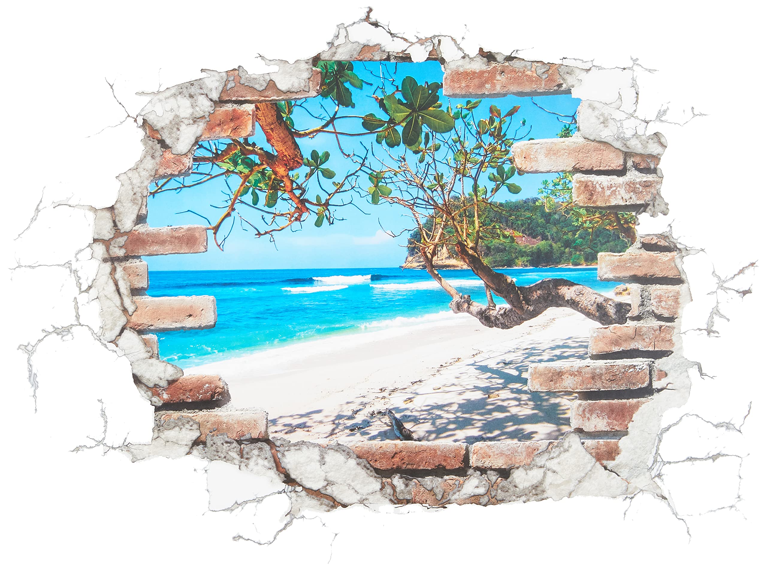 Wandtattoo - Break Out - Größe 50 x 70 cm - Komar, Kinderzimmer, Wandaufkleber, Wanddekoration, Wandsticker