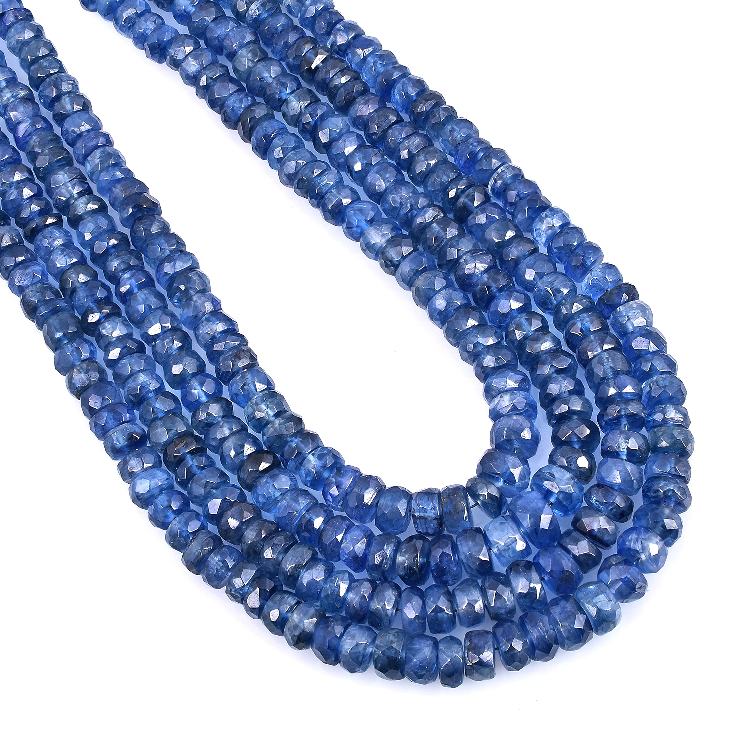 Perles en kyanite naturelle 4-5mm pour fabriquer vos bijoux fait main lors d'ateliers DIY